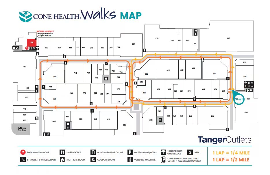 Tanger Walking Map
