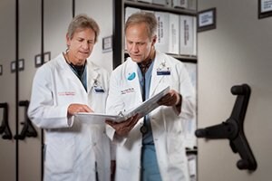 Dr. Bruce Brodie and Dr. Tom Stuckey