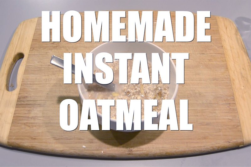 Homemade Instant Oatmeal