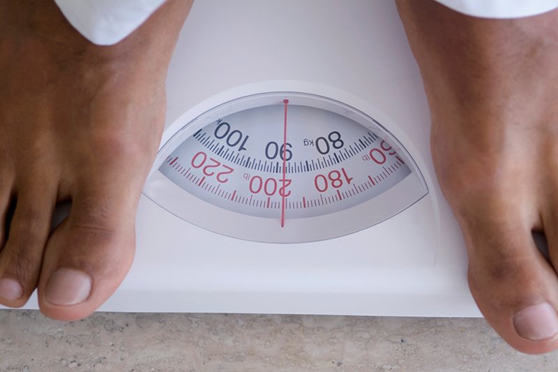 Feet on Scale