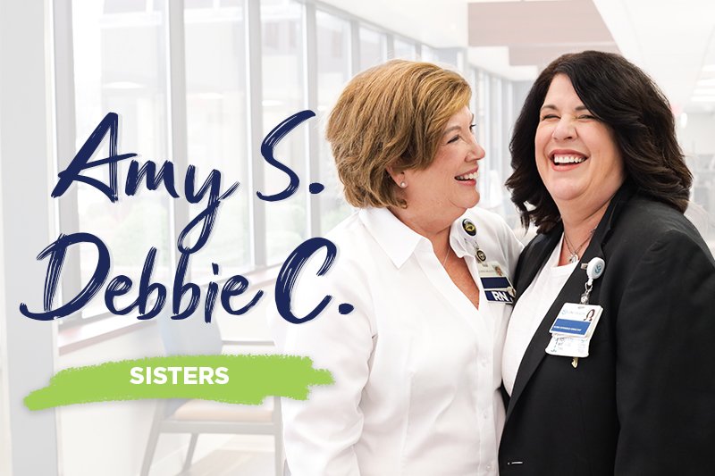 Amy and Debbie